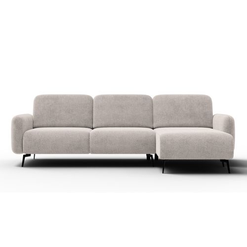 Canapé D’angle 4 Places Droit Febe, Beige