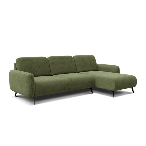 Canapé D’angle 4 Places Droit Febe, Olive