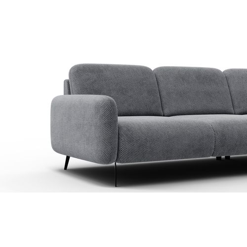 Canapé D'angle 5 Places Droit Febe, Gris