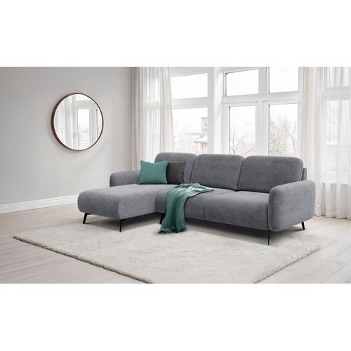 Canapé D’angle 4 Places Gauche Febe, Gris