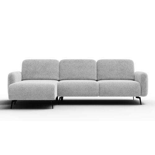 Canapé D’angle 4 Places Gauche Febe, Gris Clair