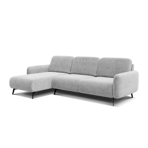 Canapé D’angle 4 Places Gauche Febe, Gris Clair