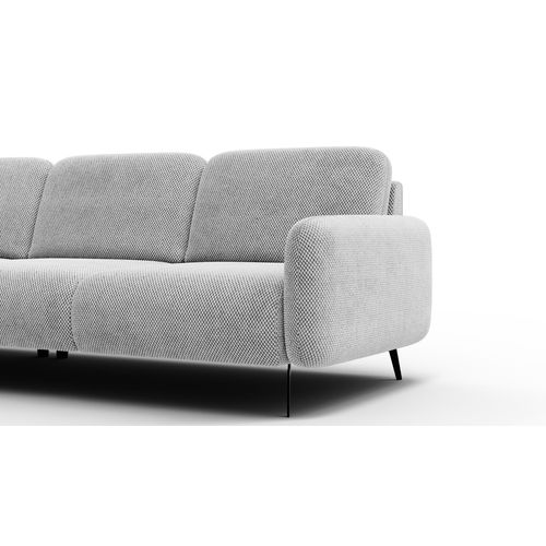 Canapé D’angle 4 Places Gauche Febe, Gris Clair