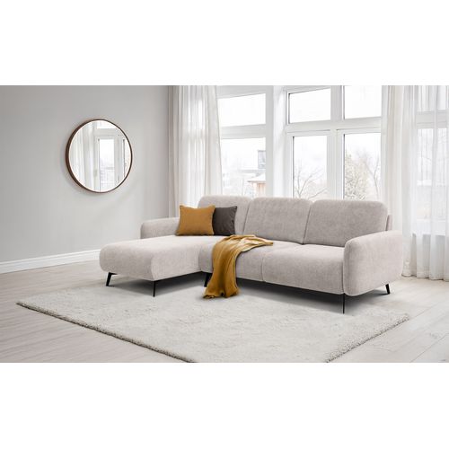 Canapé D’angle 4 Places Gauche Febe, Beige