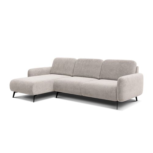 Canapé D’angle 4 Places Gauche Febe, Beige