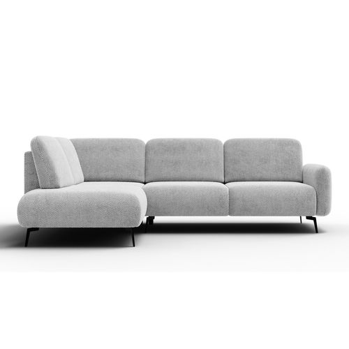 Canapé D'angle 5 Places Gauche Febe, Gris Clair