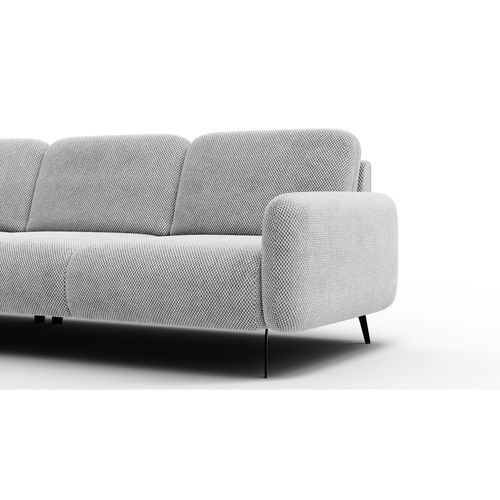 Canapé D'angle 5 Places Gauche Febe, Gris Clair