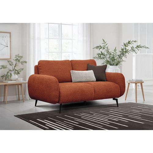 Canapé 2 Places Febe, Orange Foncé