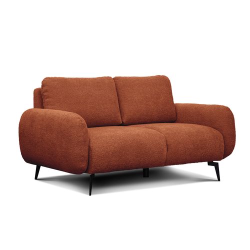 Canapé 2 Places Febe, Orange Foncé