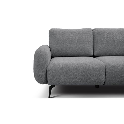 Canapé 2 Places Febe, Gris Foncé