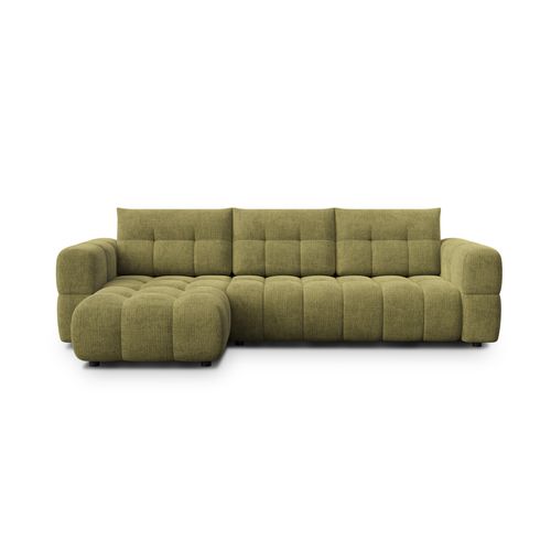 Canapé D’angle 4 Places Gauche, Olive - Cloudi