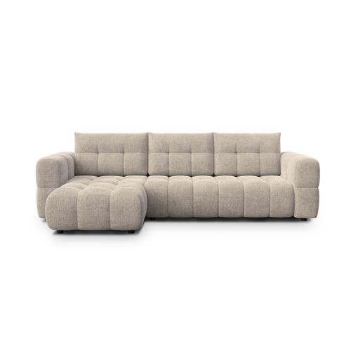 Canapé D’angle 4 Places Gauche, Beige - Cloudi