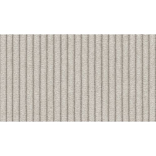 Canapé D'angle Gauche 3 Places Tissu Blanc Perle - Tauer