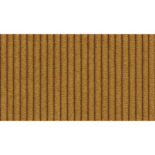 Canapé D'angle Droit 3 Places Tissu Jaune Foncé - Tauer