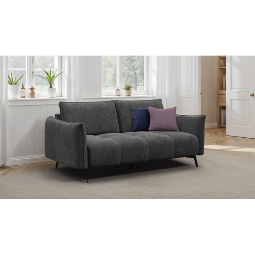 Canapé 2,5 Places Aera, Gris Foncé