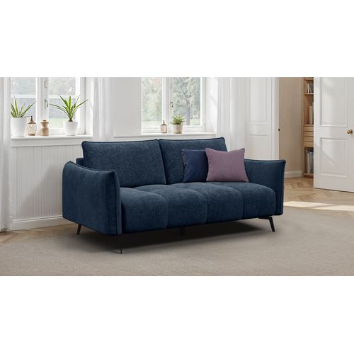 Canapé 2,5 Places Aera, Bleu Marine