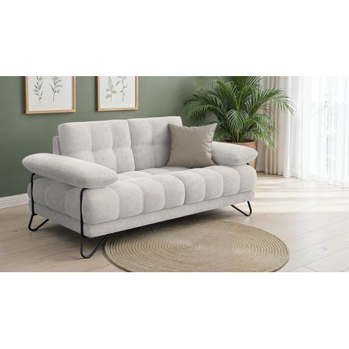 Canapé 2 Places Bubbara, Crème