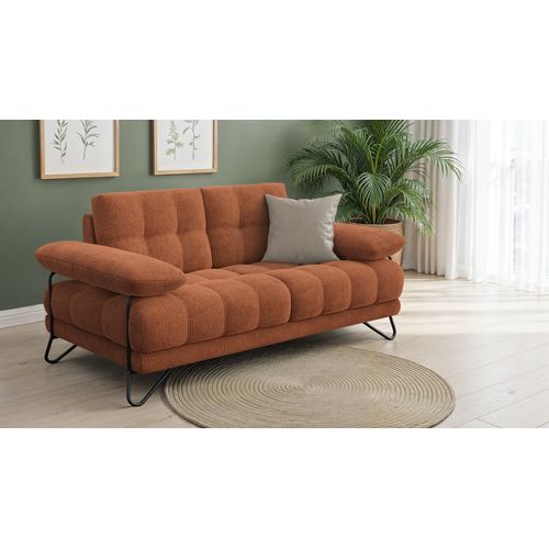 Canapé 2 Places Bubbara, Orange