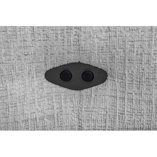 Sven Canapé D’angle 4 Places, 1 Relax, Appuie-tête Réglables, Gris Clair