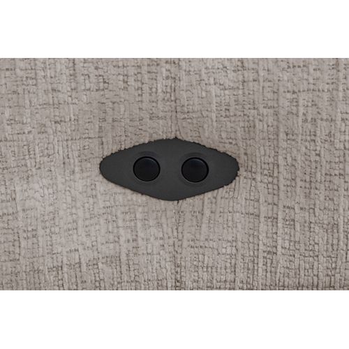 Sven Canapé D’angle 4 Places, 1 Relax, Appuie-tête Réglables, Beige