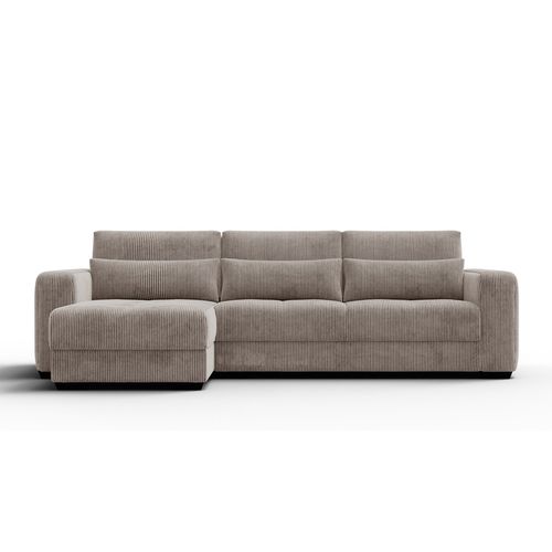 Canapé D’angle 4 Places Gauche Oli, Taupe