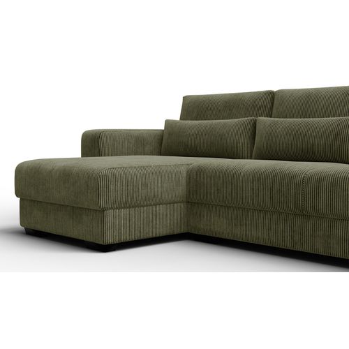 Canapé D’angle 4 Places Gauche Oli, Vert Olive