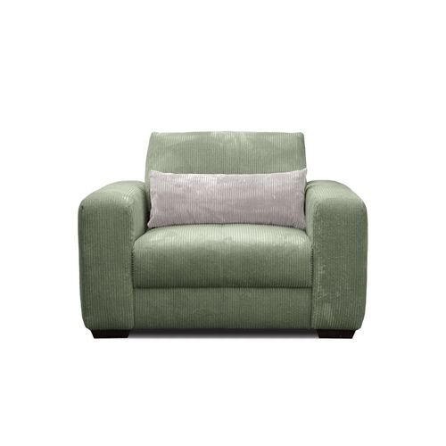Fauteuil En Velours Côtelé Oli, Sauge