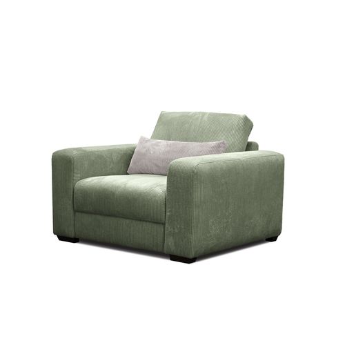 Fauteuil En Velours Côtelé Oli, Sauge