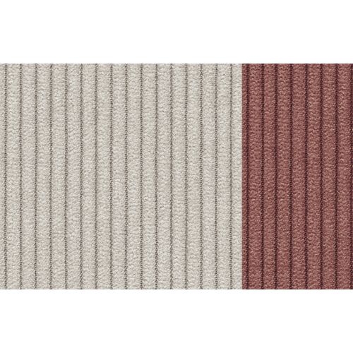 Fauteuil En Velours Côtelé Oli, Blanc Cassé