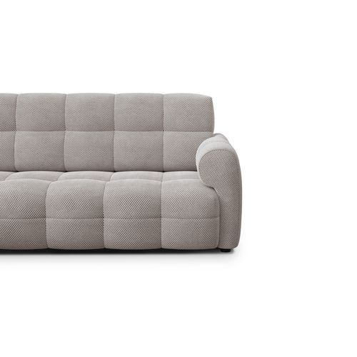 Canapé D'angle Gauche 4 Places Mellow, Tissu Beige