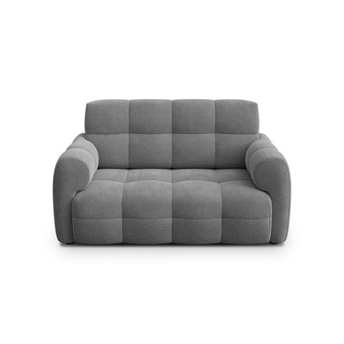 Canapé 2 Places Mellow, Tissu Gris