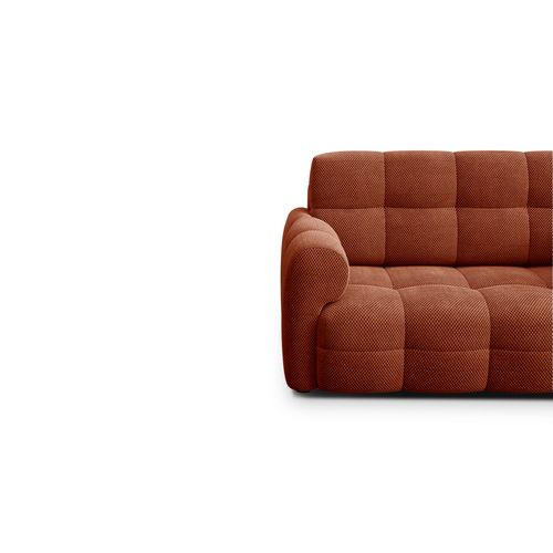 Canapé 2 Places Mellow, Tissu Orange