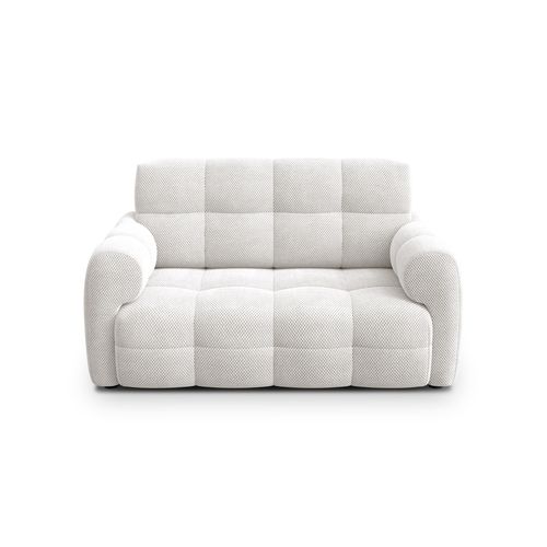 Canapé 2 Places Mellow, Tissu Crème