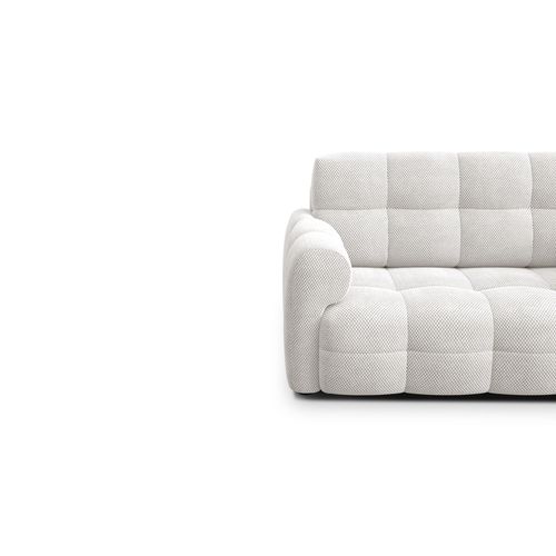Canapé 2 Places Mellow, Tissu Crème