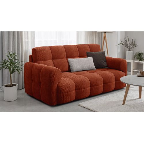 Canapé 2,5 Places Mellow, Tissu Orange