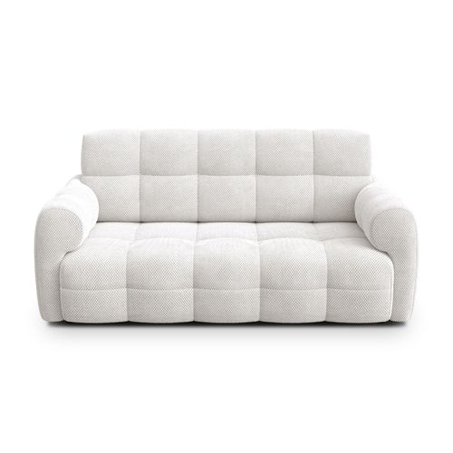 Canapé 2,5 Places Mellow, Tissu Crème