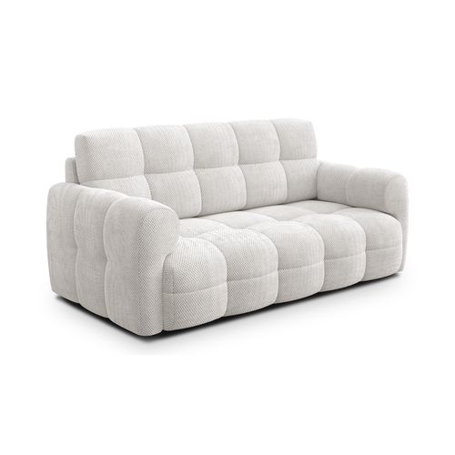 Canapé 2,5 Places Mellow, Tissu Crème