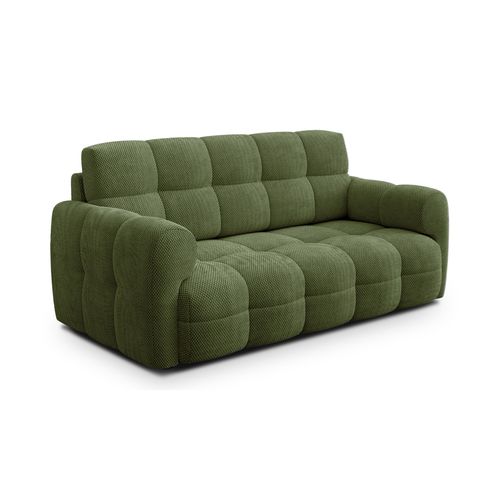 Canapé 2,5 Places Mellow, Tissu Vert