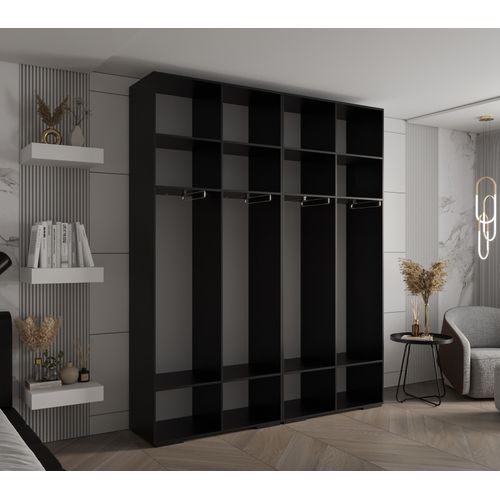 Armoire Inova 1 200/47/236,7 4 Portes (noir)