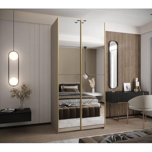 Armoire Lux 2 à Portes Coulissantes 245,5 100 64 2 Portes