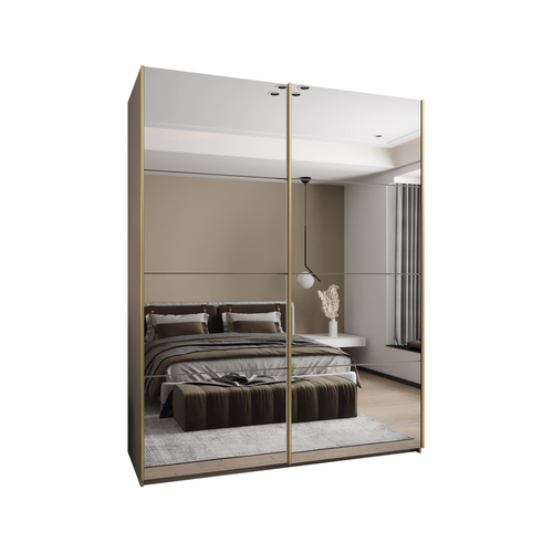 Armoire Lux 2 à Portes Coulissantes 245,5 200 64 2 Portes