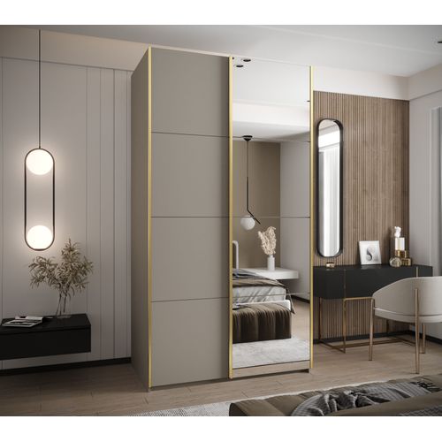 Armoire Lux 3 à Portes Coulissantes 245,5 130 64 2 Portes