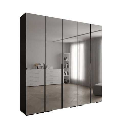 Armoire Miroir Inova 1 250/47/236,7 5 Portes (noir)