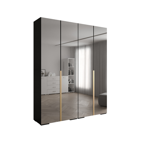 Armoire Miroir Inova 1 200/47/236,7 4 Portes (noir)