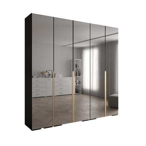 Armoire Miroir Inova 1 250/47/236,7 5 Portes (noir)
