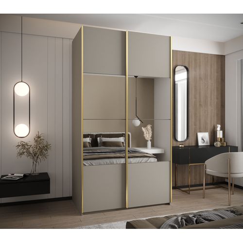 Armoire Lux 4 à Portes Coulissantes 245,5 140 64 2 Portes