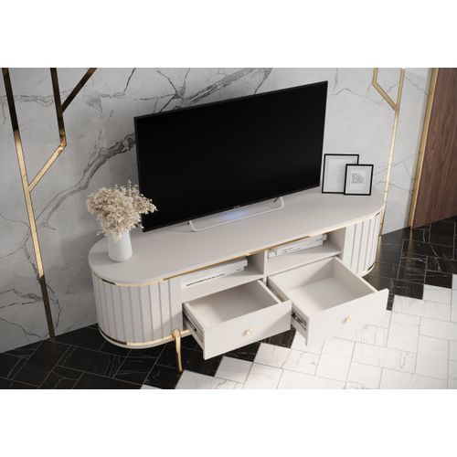 Meuble TV New York 50,5/151/40 (blanc)