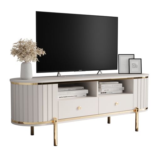 Meuble TV New York 50,5/151/40 (blanc)