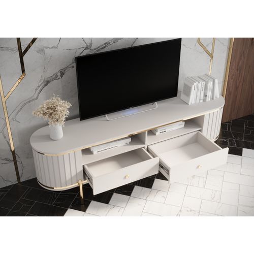 Meuble TV New York 50,5/181/40 (blanc)