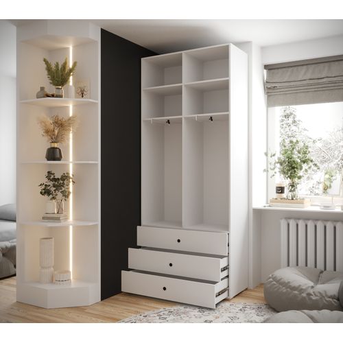 Armoire Inova 1 100/47/236,7 2 Portes (blanc)